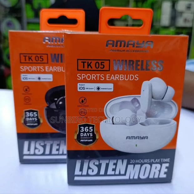 Amaya Tk-05 Wireless Sports Earbuds. - thumbnail 2