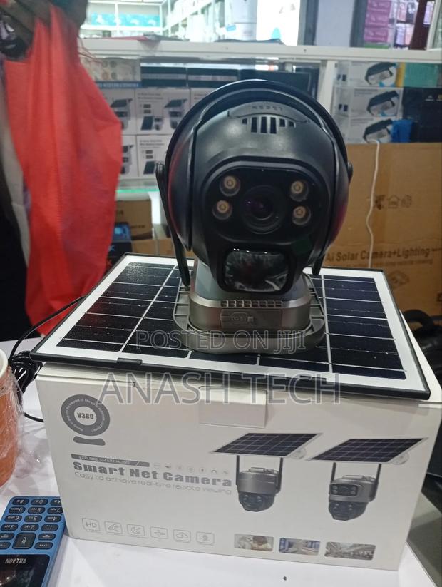 Outdoor Security 4g Simcard PTZ Rotating Solar CCTV Camera - thumbnail 2