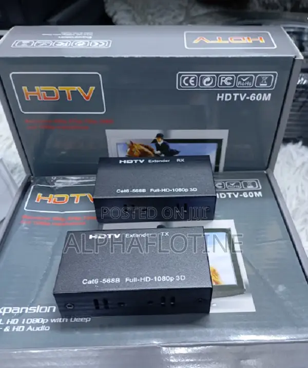 HDTV-60m Hdmi Extender–Full Hd 1080p With Deepcolor Hdaudio