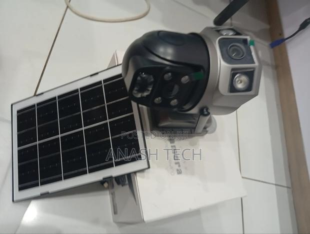 Easy Integration 4g Lens PTZ Rotating Solar CCTV Camera - main view