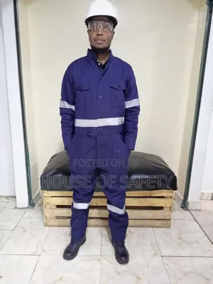 Navy Blue Reflective Overall