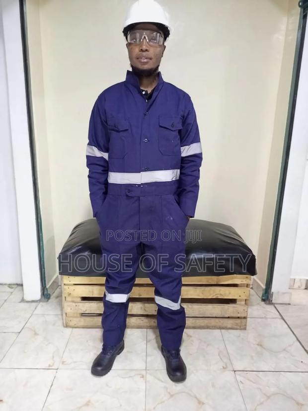 Navy Blue Reflective Overall