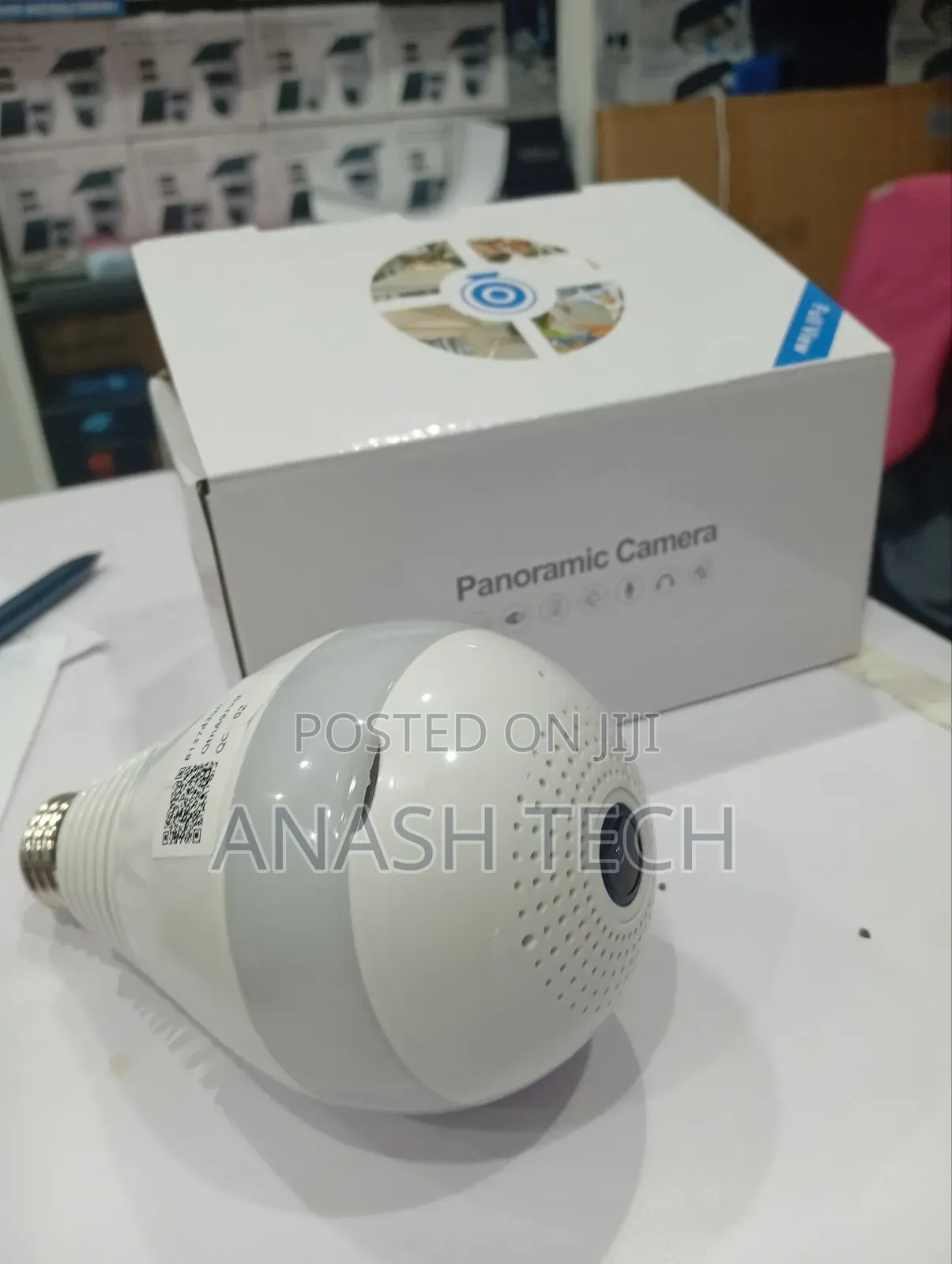 Wifi Smart Bulb Camera With Built-in Microphone