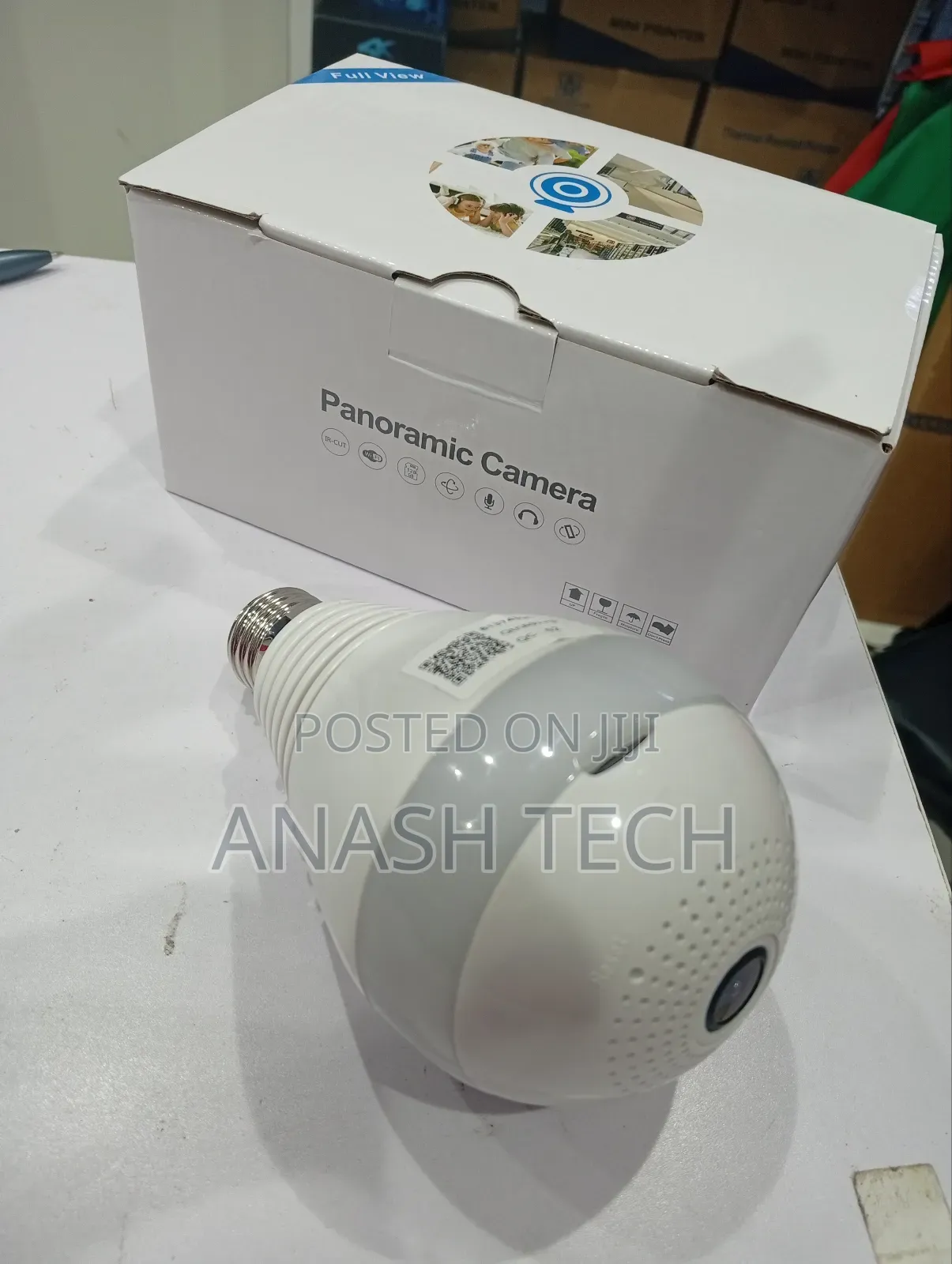 Remote View Wifi 1080p Full Hd CCTV Bulb Security Camera