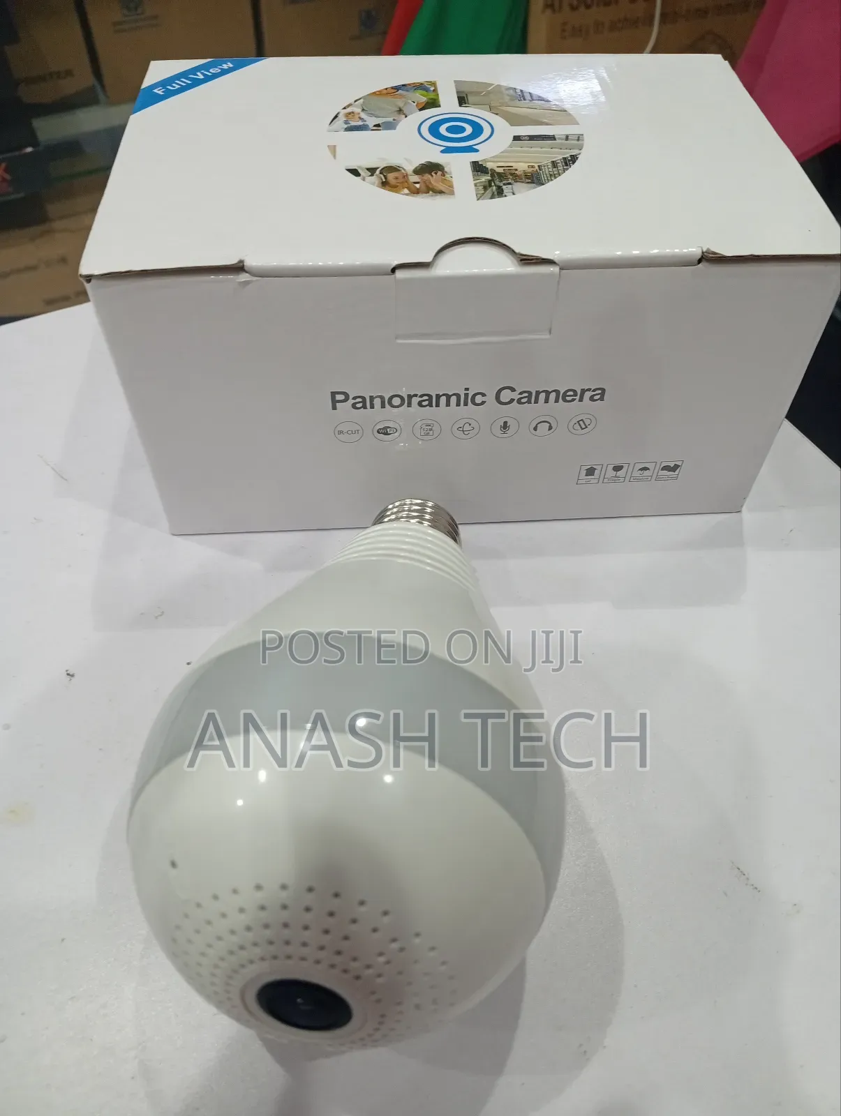 Indoor Security PTZ Wi-Fi 1080p Full Hd CCTV Bulb Camera
