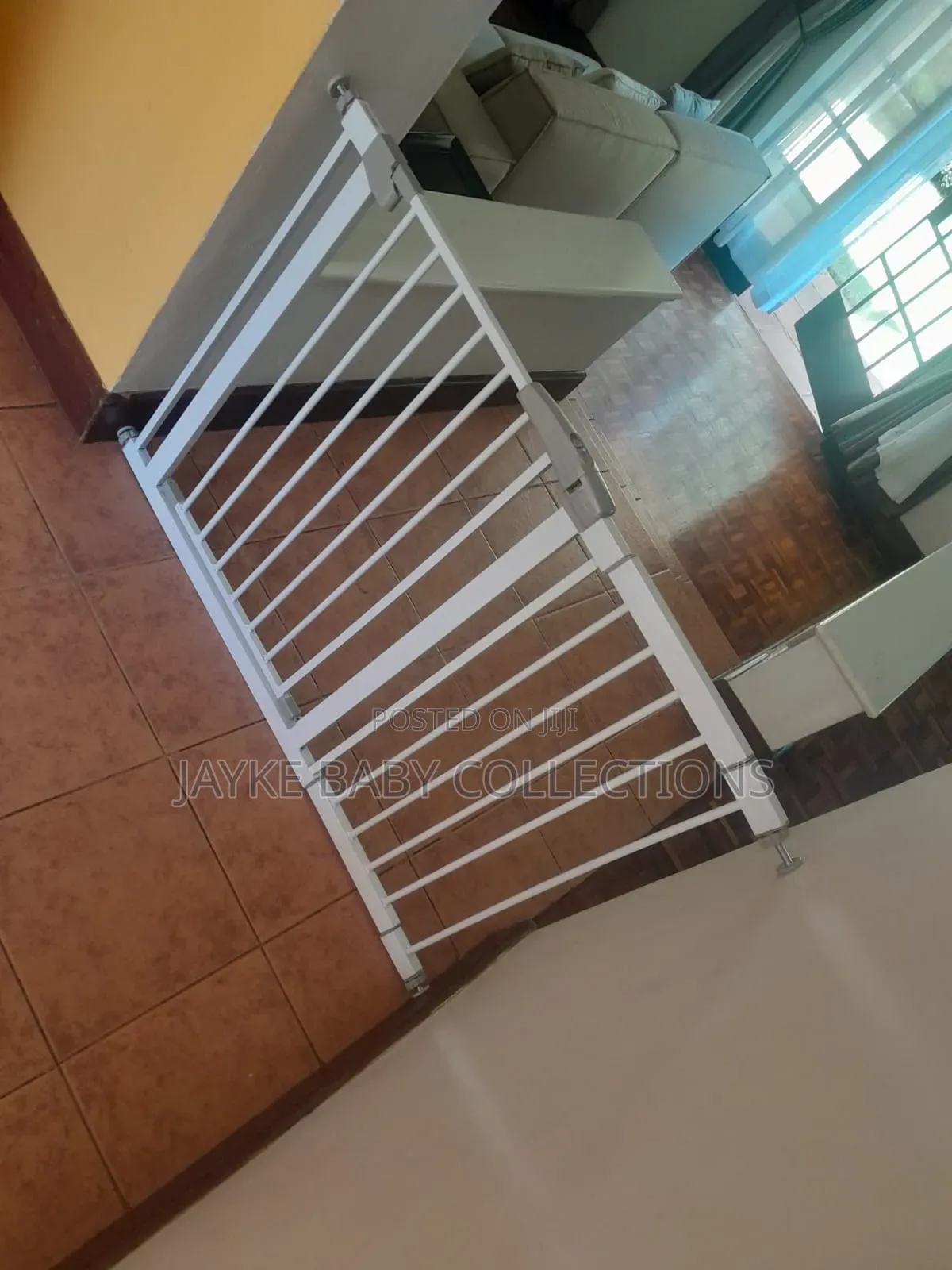Secure Baby Safety Gate for Stairs Doorways