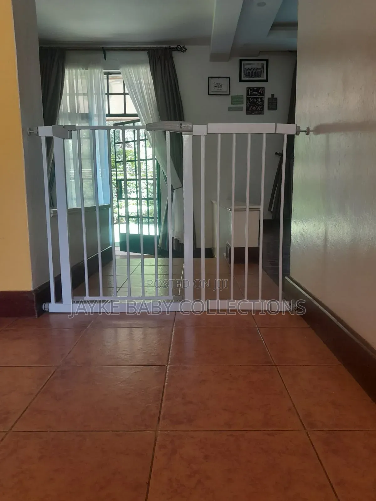 Secure Baby Safety Gate for Stairs Doorways