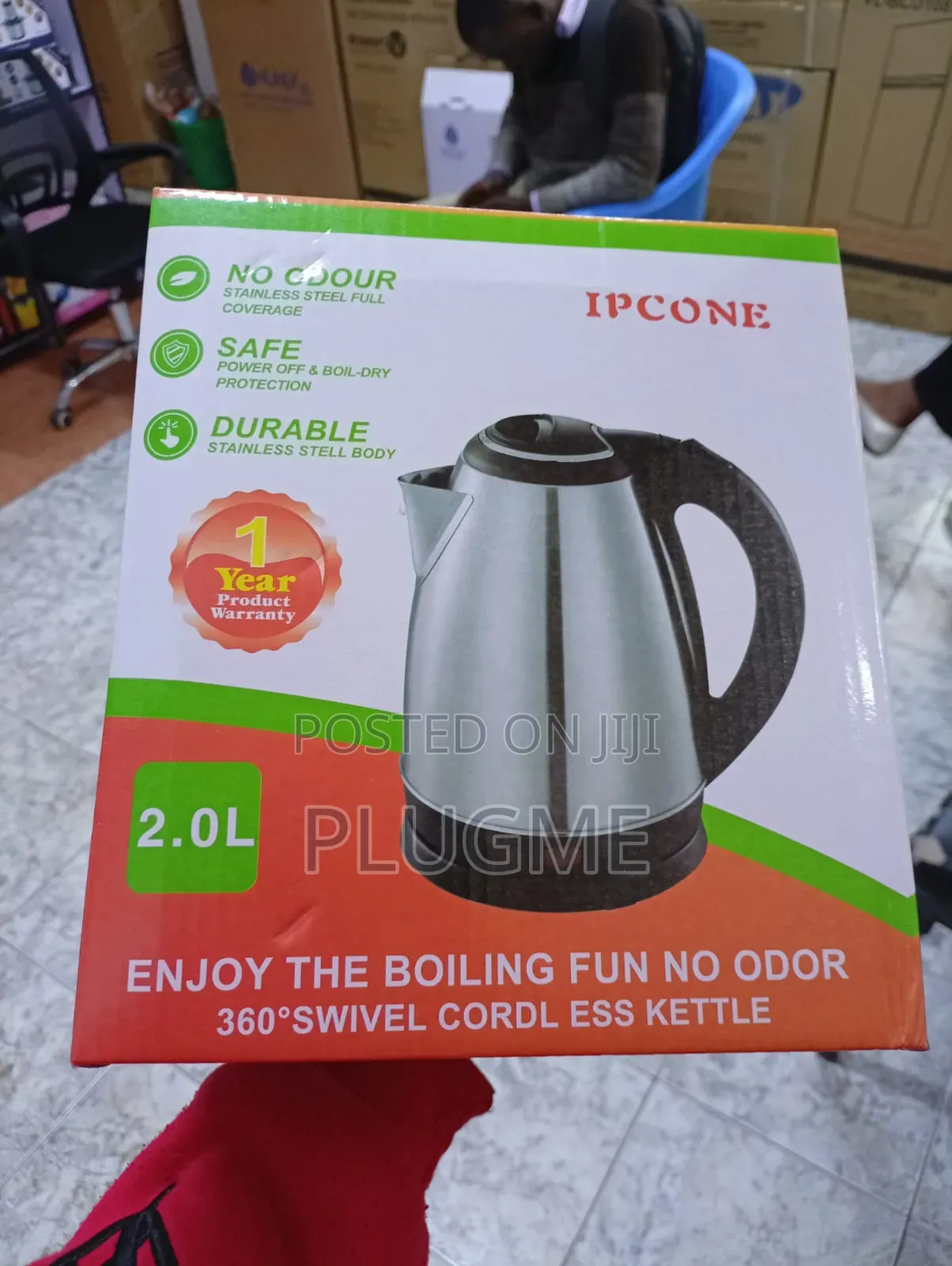 Ipcone 2l Cordless Electric Kettle Water Heater Jug