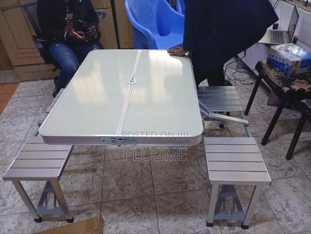 4 Seater Picnic Outdoor Camping Foldable Table Seats - main view