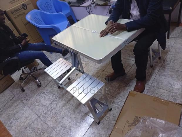 4 Seater Picnic Outdoor Camping Foldable Table Seats - thumbnail 2