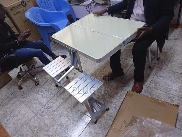 4 Seater Picnic Outdoor Camping Foldable Table Seats - thumbnail 3