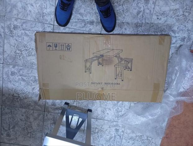 4 Seater Picnic Outdoor Camping Foldable Table Seats - thumbnail 4