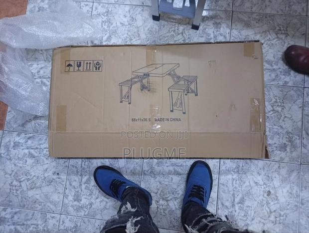 4 Seater Picnic Outdoor Camping Foldable Table Seats - thumbnail 5