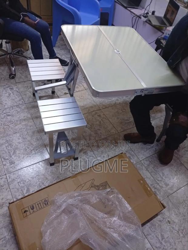 4 Seater Picnic Outdoor Camping Foldable Table Seats - thumbnail 6