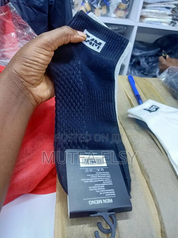 Black,White, Navyblue Grey Quality Ankle Socks - thumbnail 5