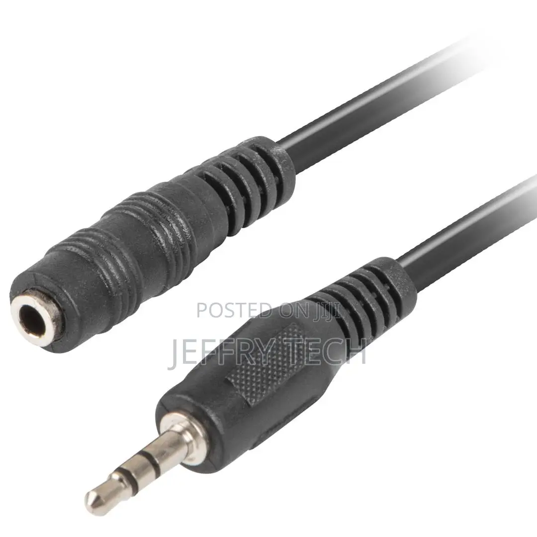 5 M Stereo Cable With a 3.5 Mm Jack Male Connector to a 3.5