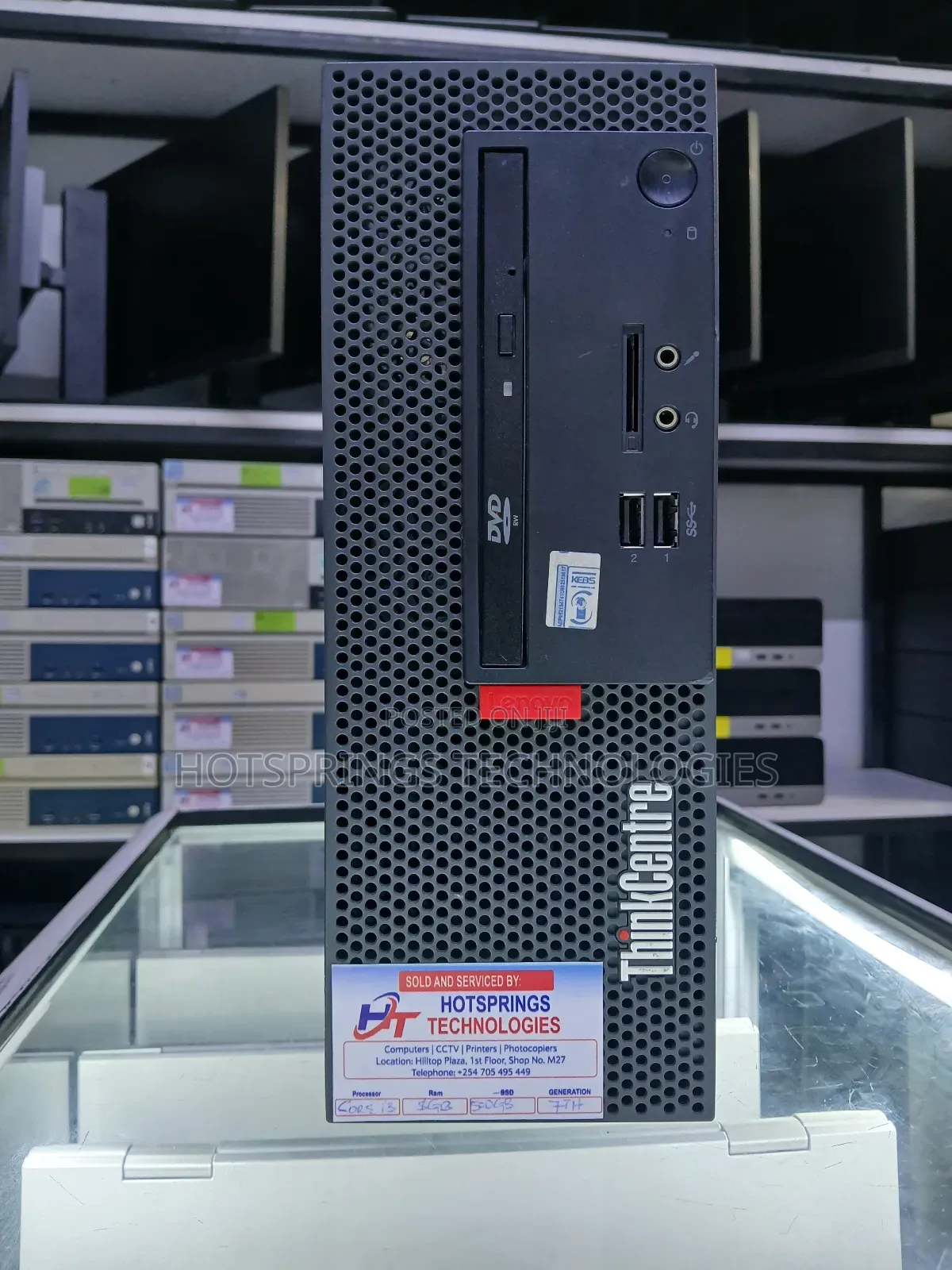 Lenovo ThinkCentre M710e SFF 8GB Intel Core I3 SSD 256GB