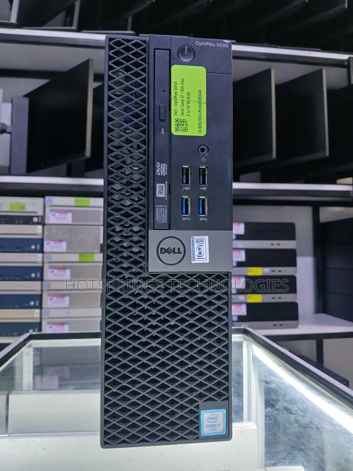 Desktop Computer Dell Optiplex 5040 8GB Intel Core I7 HDD 500GB