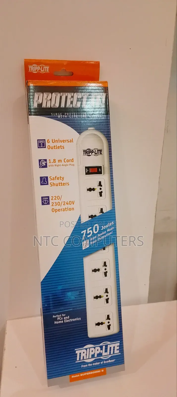 Tripp Lite Extension 6ways With Surge Protection