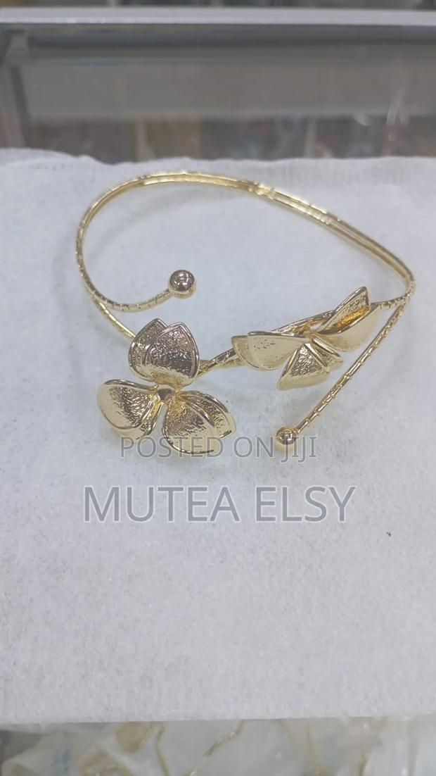 Uper Arm Bracelet Cuff Bangle Gold - thumbnail 15