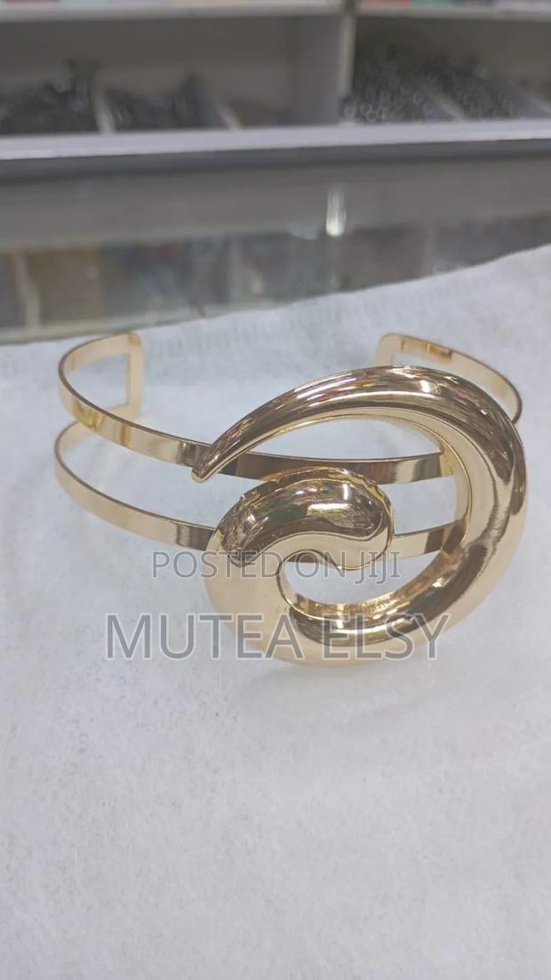 Uper Arm Bracelet Cuff Bangle Gold - thumbnail 20