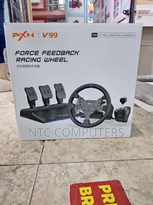PXN V99 Gaming Steering Wheel With Pedals and Shifter