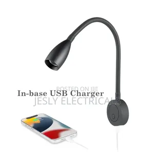 Flexible Gooseneck Wall-Mounted Reading Lamp