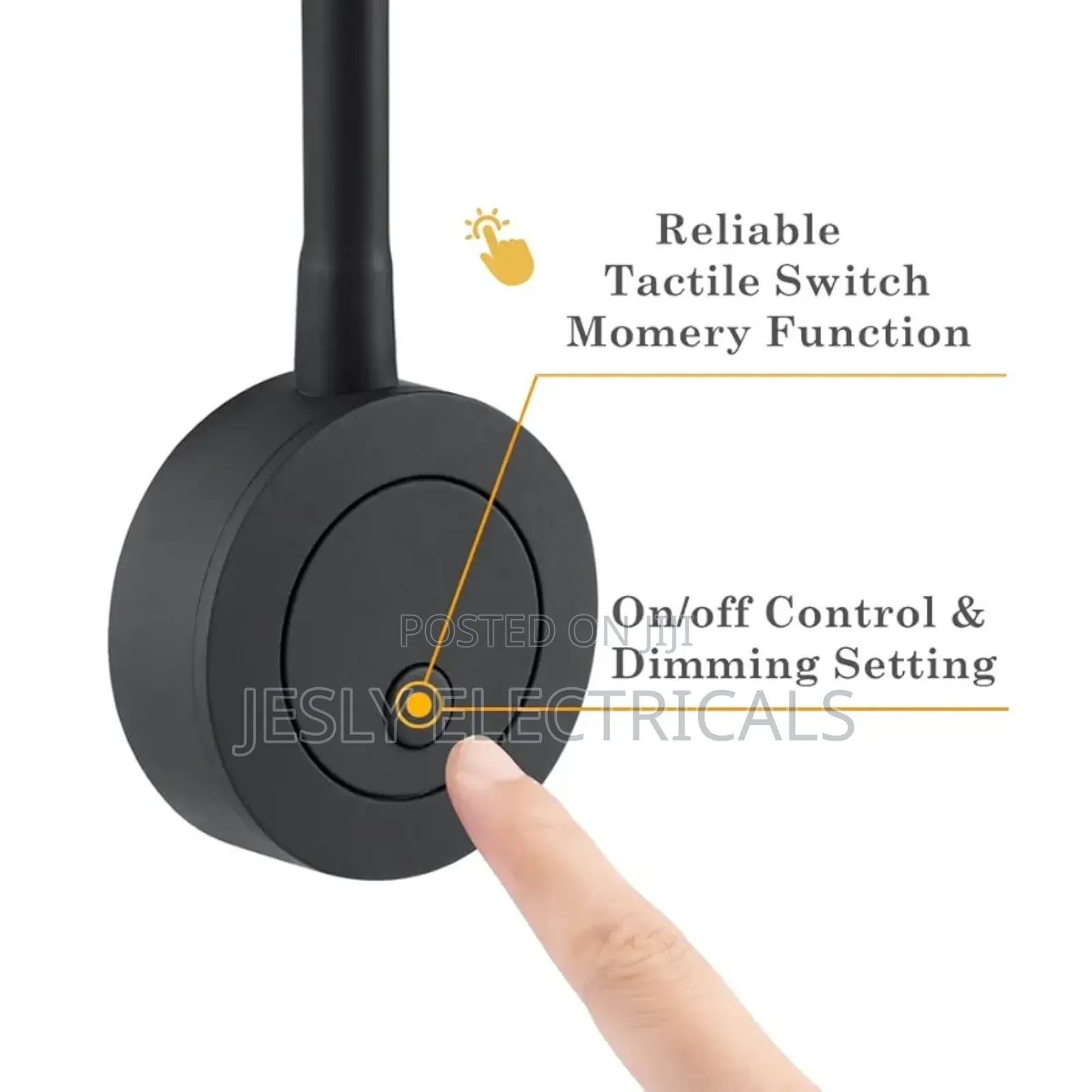 Flexible Gooseneck Wall-Mounted Reading Lamp