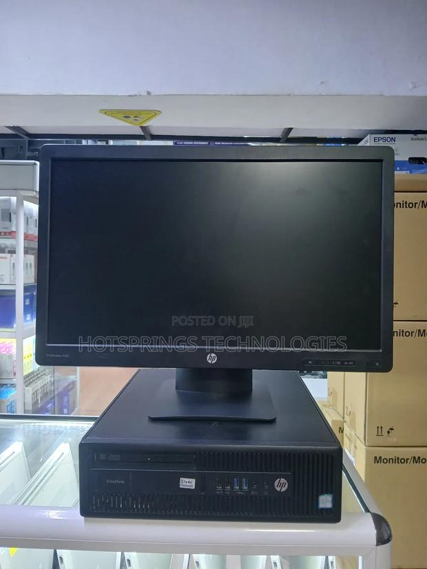 Desktop Computer HP EliteDesk 800 8GB Intel Core I5 SSD 256GB - main view