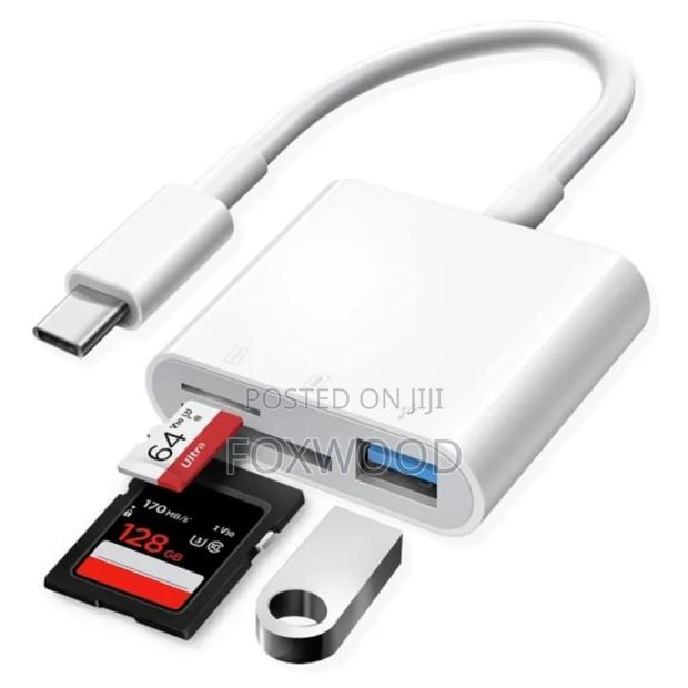 Usb-C to Usb Sd/Micro Sd Cardreader, - thumbnail 3