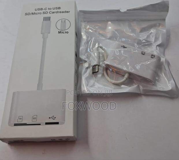 Usb-C to Usb Sd/Micro Sd Cardreader, - thumbnail 2