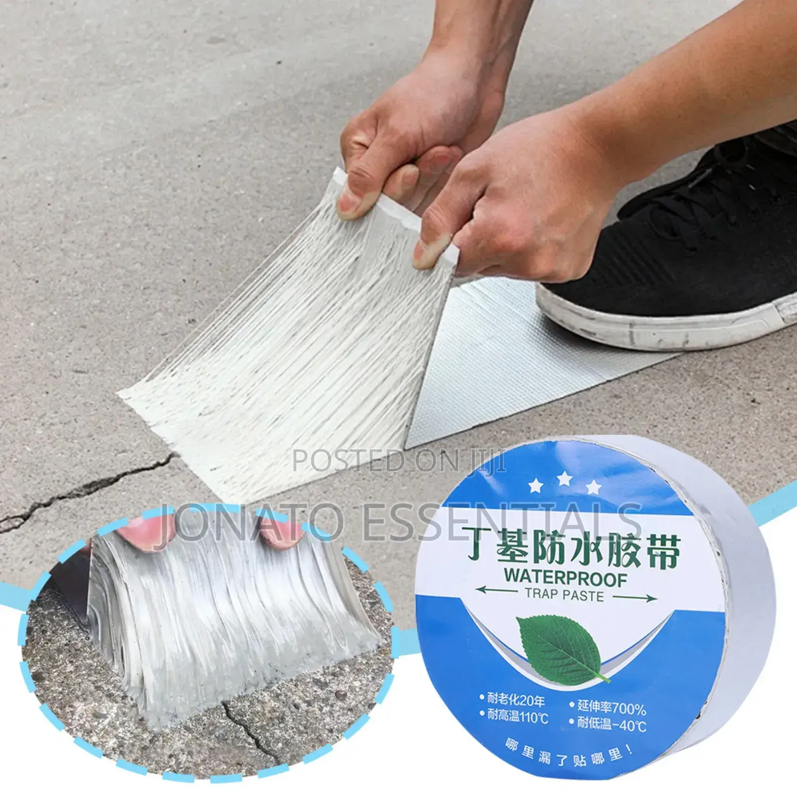 Leak Seal Waterproof Tape, Butyl Tape