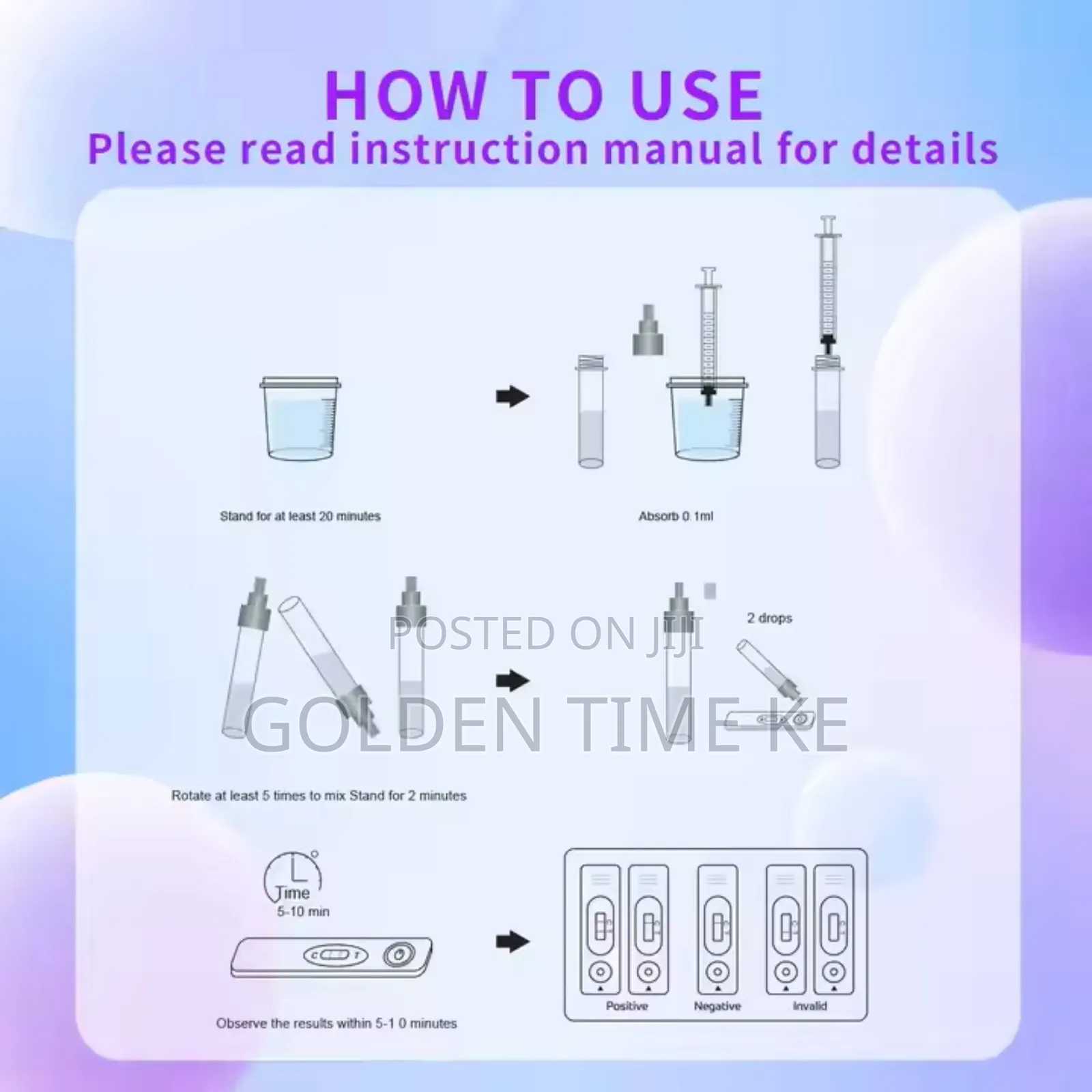 Fertility Home Test Kit for Men Sperm Count
