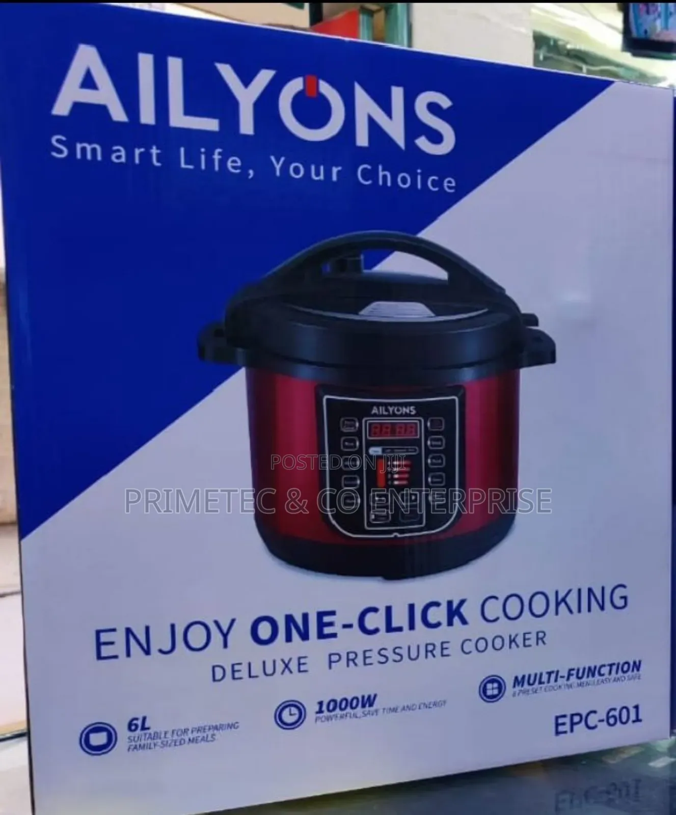 5l Ailyons Pressure Cooker.