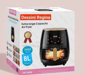 Glass Oven Dessini Air Fryer 8 Litres
