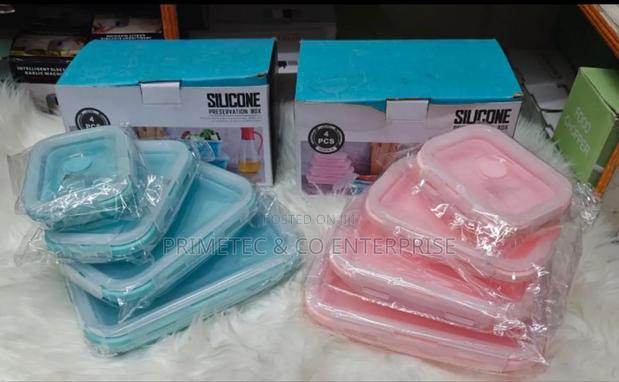 4 PCS Collapsible Silicone Food Containers