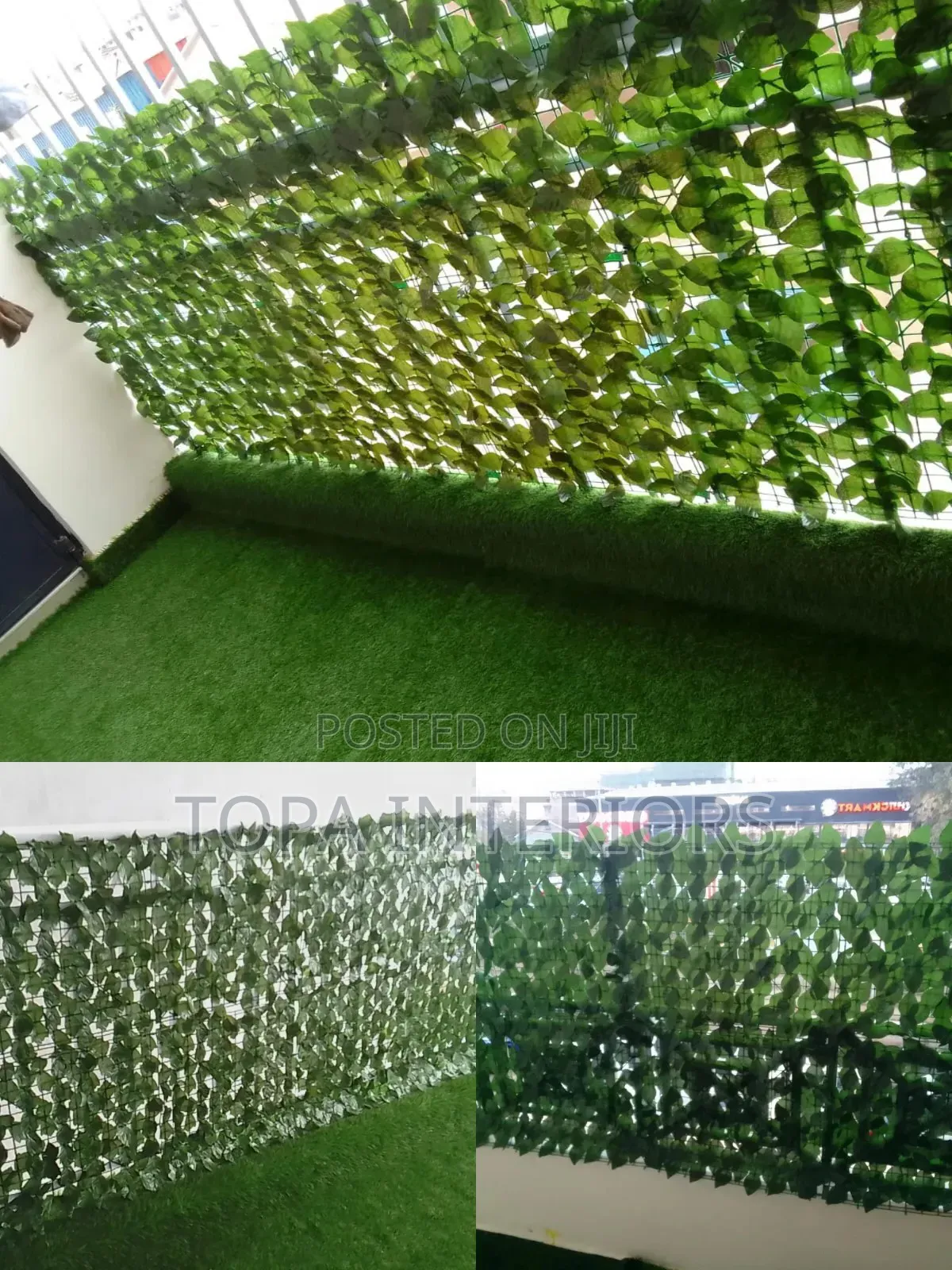 Dust Trap Artificial Plants for Balcony Privacy Cover Fence