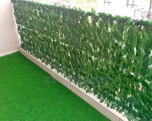 Weather Resistant Artificial Green Privacy Fence