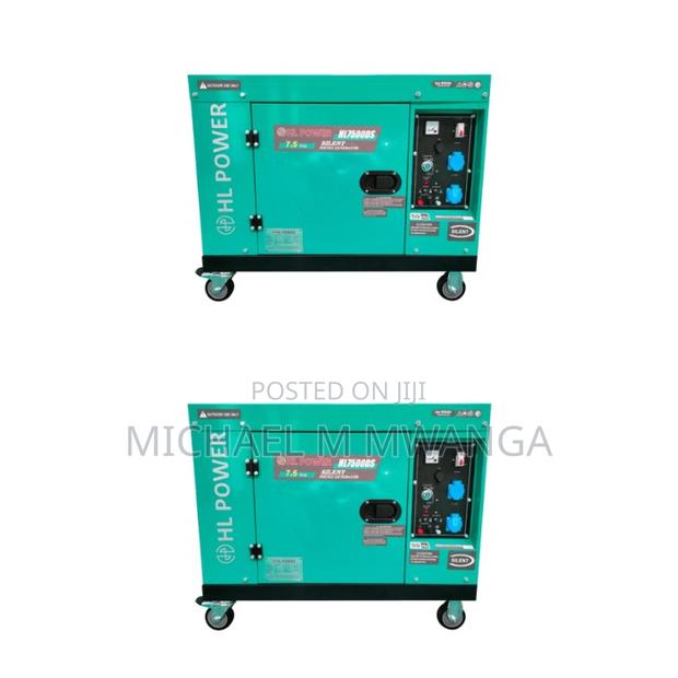 Powerful 7.5kva Diesel Generator Hl7500ds