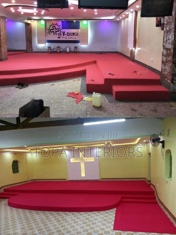 Standard Church Altar Carpets for Pulpit Floor Covering