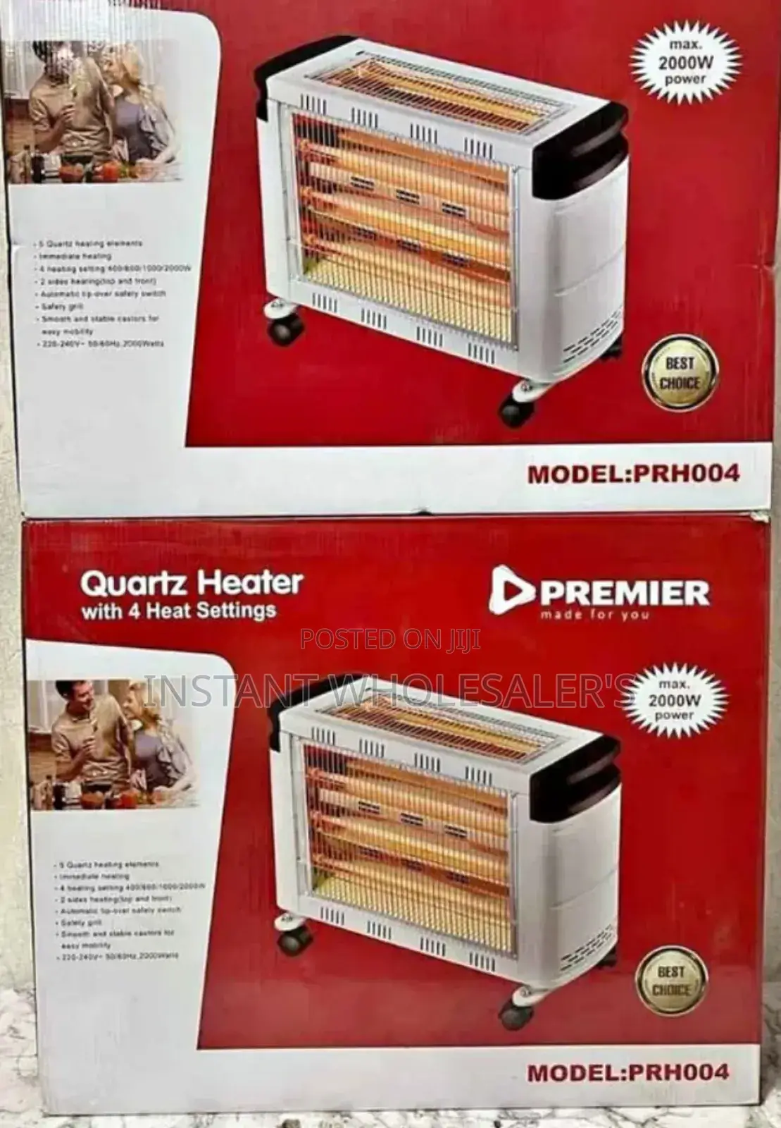 Premier 4 Settings Room Heaters