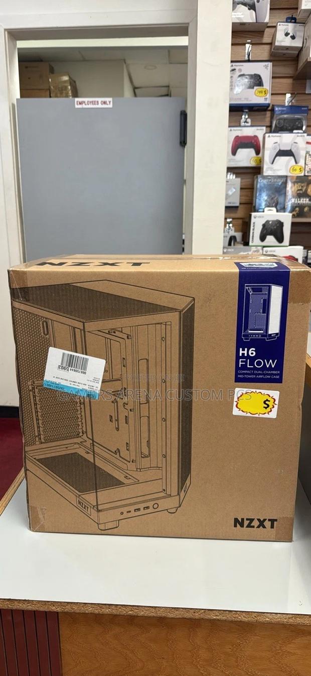 NZXT H6 Flow Compact Dual-Chamber Mid-Tower Airflow Case - main view