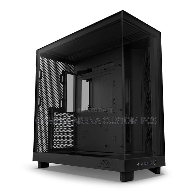 NZXT H6 Flow Compact Dual-Chamber Mid-Tower Airflow Case - thumbnail 4