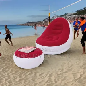 Inflatable Lazy Sofa With Foot Step