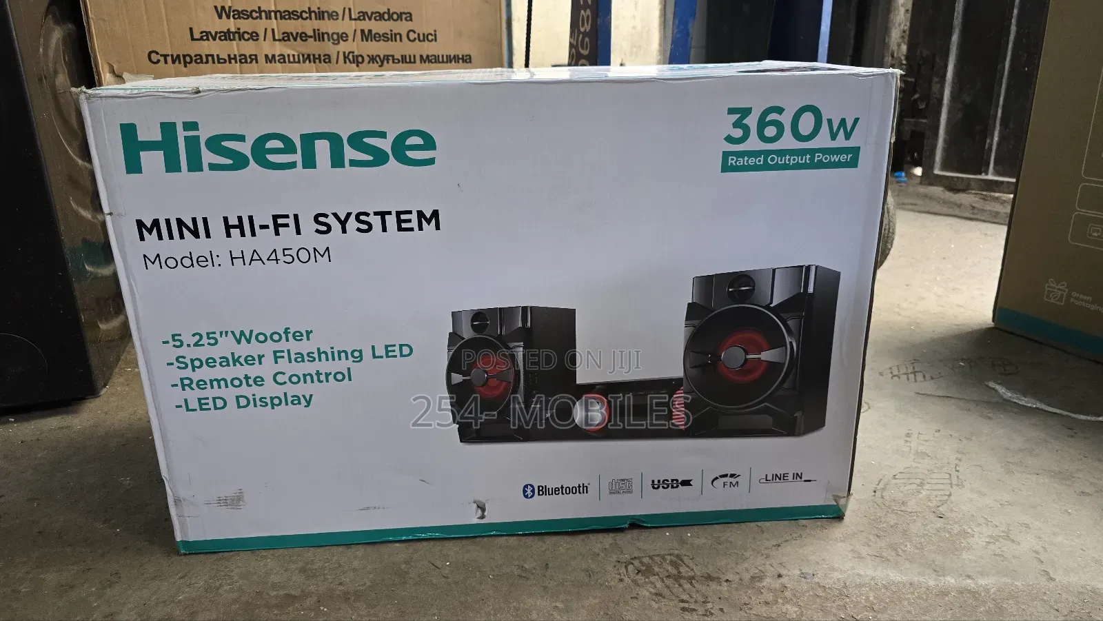 Hisense 360w Mini Hi-Fi System Ha450m