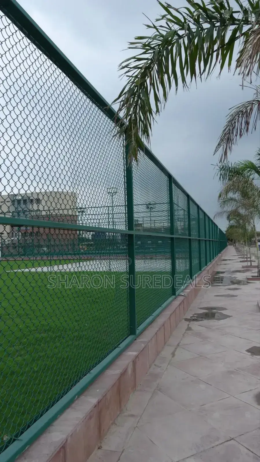 Coated Chain Link/Green