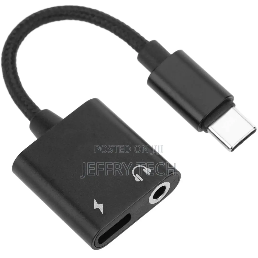 Usb Type C Male to Headphone Microphone Minijack 3.5 4-Pin C