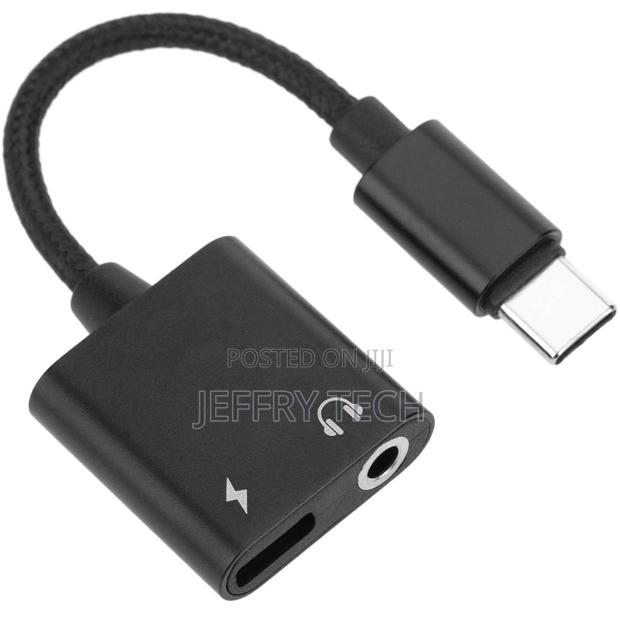 Usb Type C Male to Headphone Microphone Minijack 3.5 4-Pin C - thumbnail 2