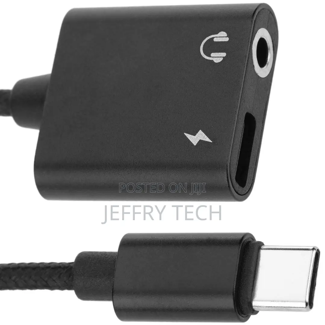 Usb Type C Male to Headphone Microphone Minijack 3.5 4-Pin C