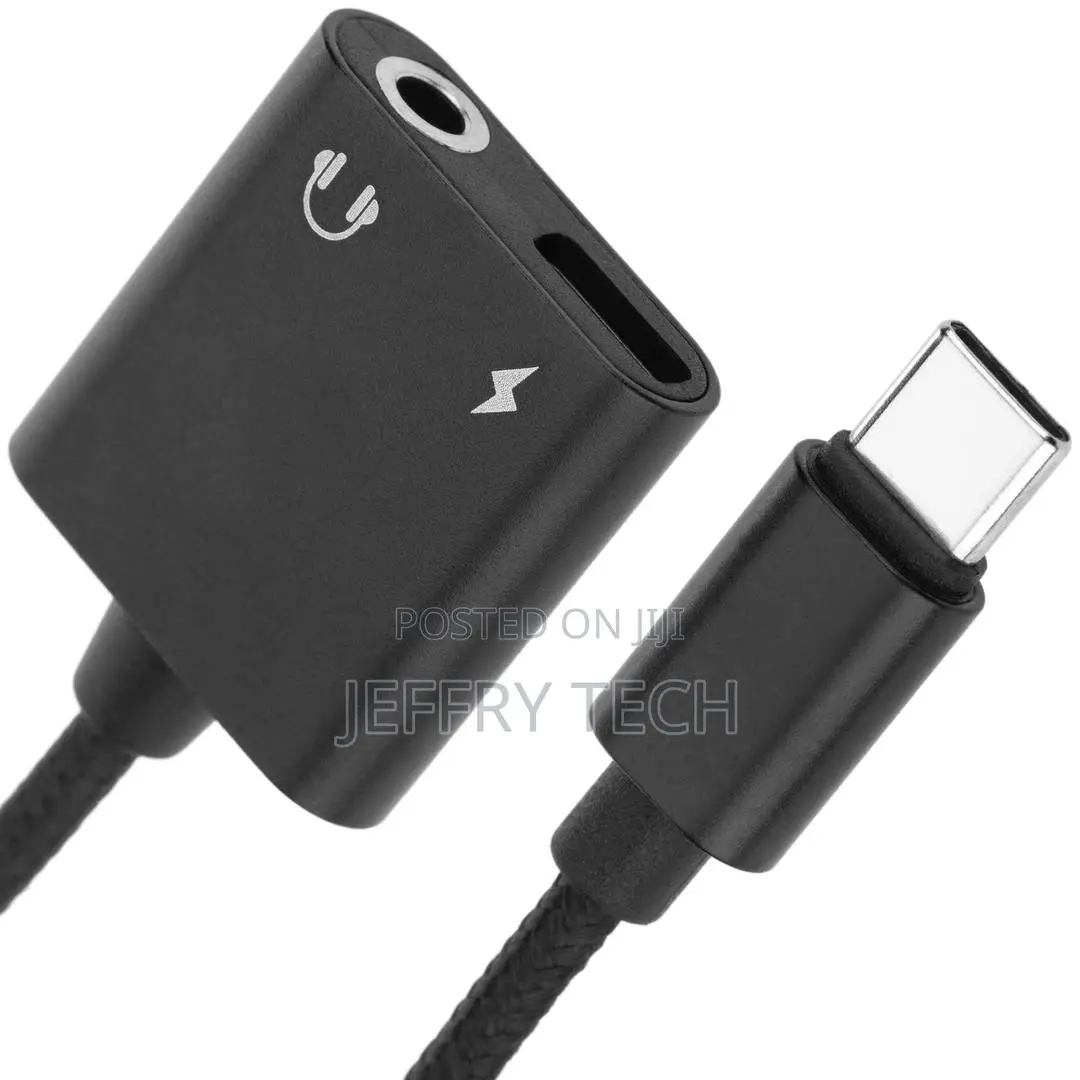 Usb Type C Male to Headphone Microphone Minijack 3.5 4-Pin C